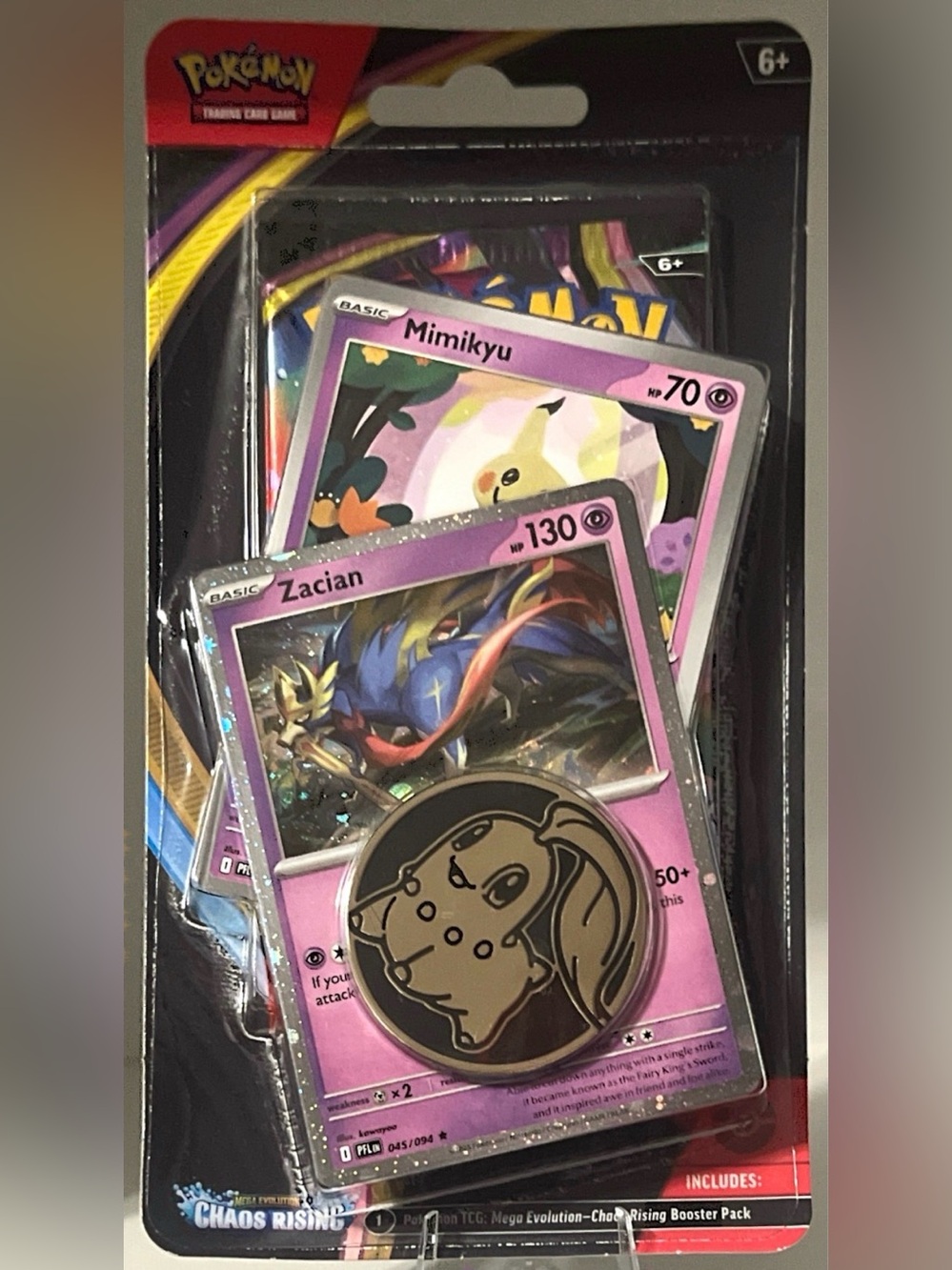 Pokémon TCG: Mega Evolution Chaos Rising - Single Blister + 2 Promo Cards & Coin